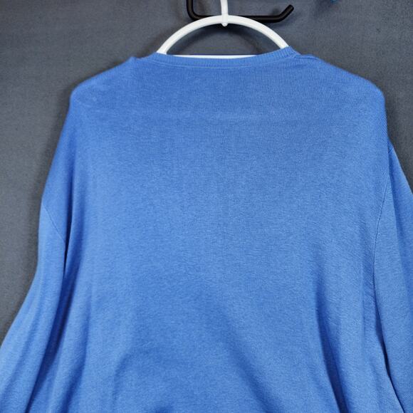 J Jill Womens Cardigan 4X Cornflower Blue Open Front Long Line Pockets $89 NEW - Picture 12 of 16